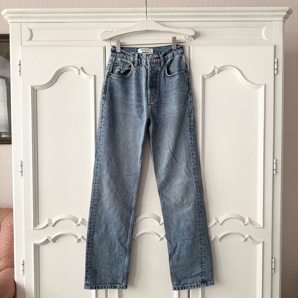 Reformation Cynthia High Rise Straight Jeans